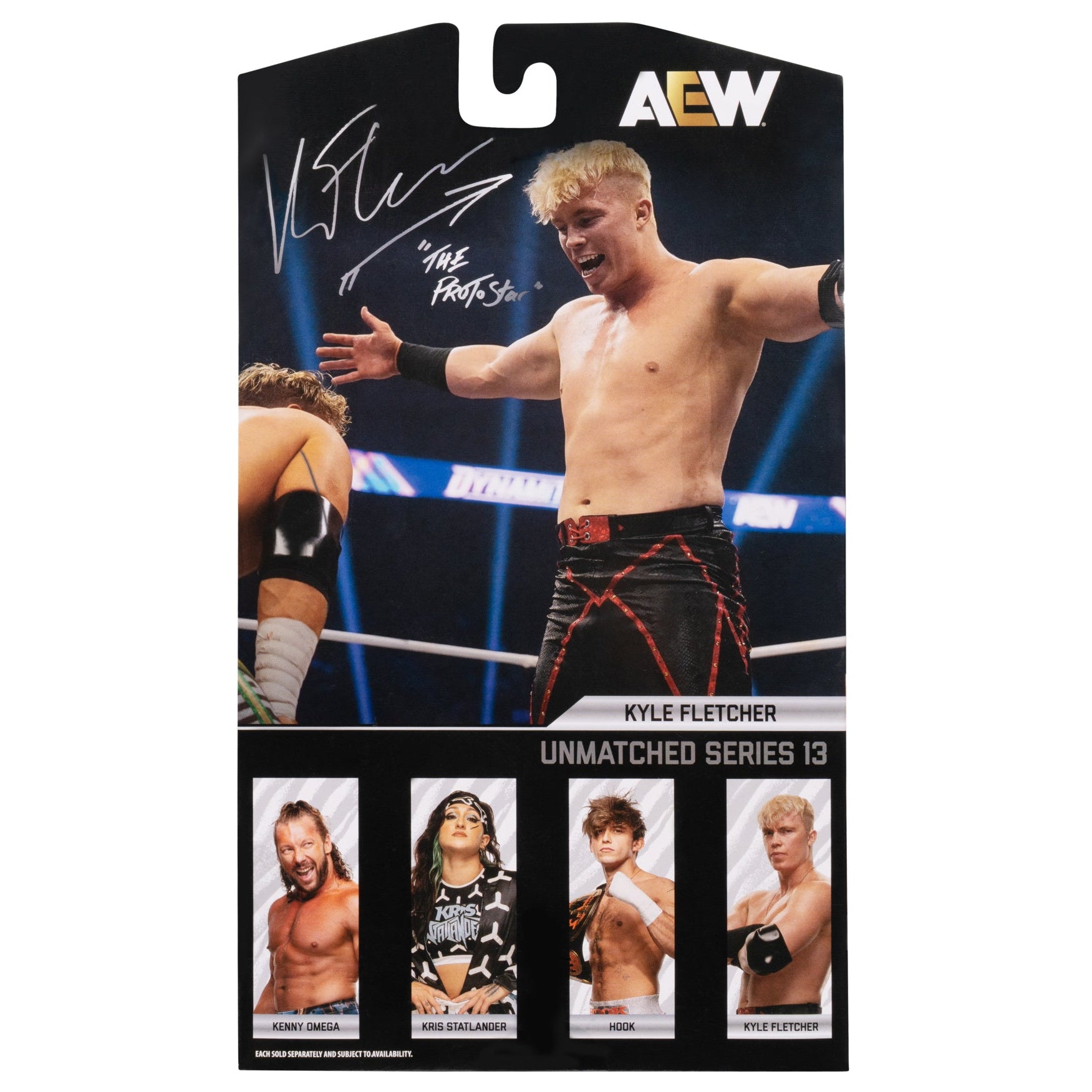 AEW Unmatched 6-Inch Kyle Fletcher Figure - Image 13