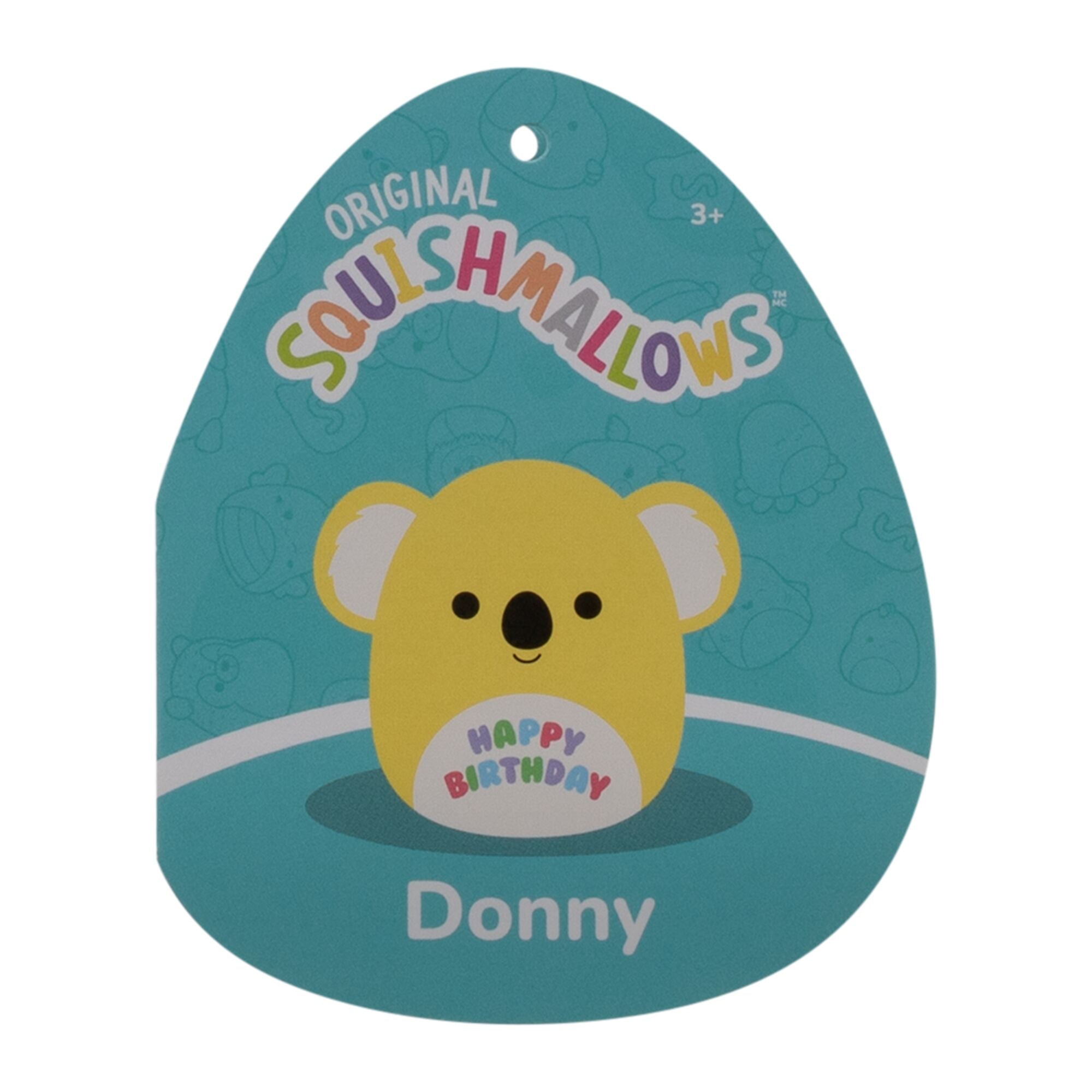 12-Inch Donny the Yellow Koala with Happy Birthday on Belly - Image 5