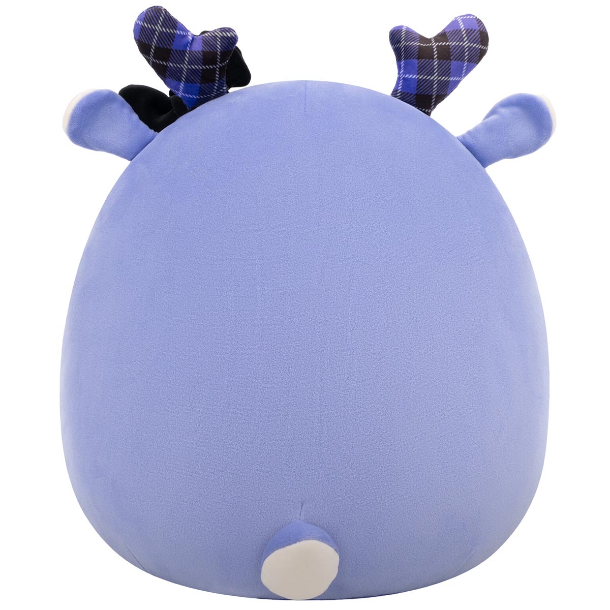 14-Inch Binoche the Purple Fawn with Plaid Antlers and Bow - Image 4