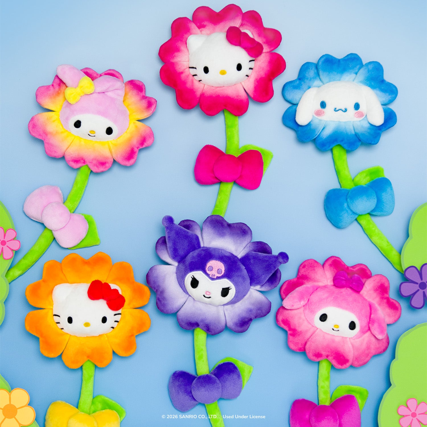 Hello Kitty and Friends 14-Inch Plush Flower 2-Pack - Hello Kitty & My Melody - Image 9